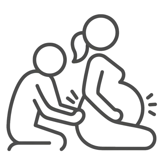 icono fisioterapia para embarazadas